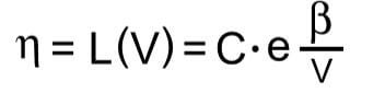 Arrhenius life-stress relationship formula