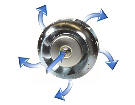 centrifugal fan airflow diagram