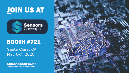 Visit our booth at Sensors Converge